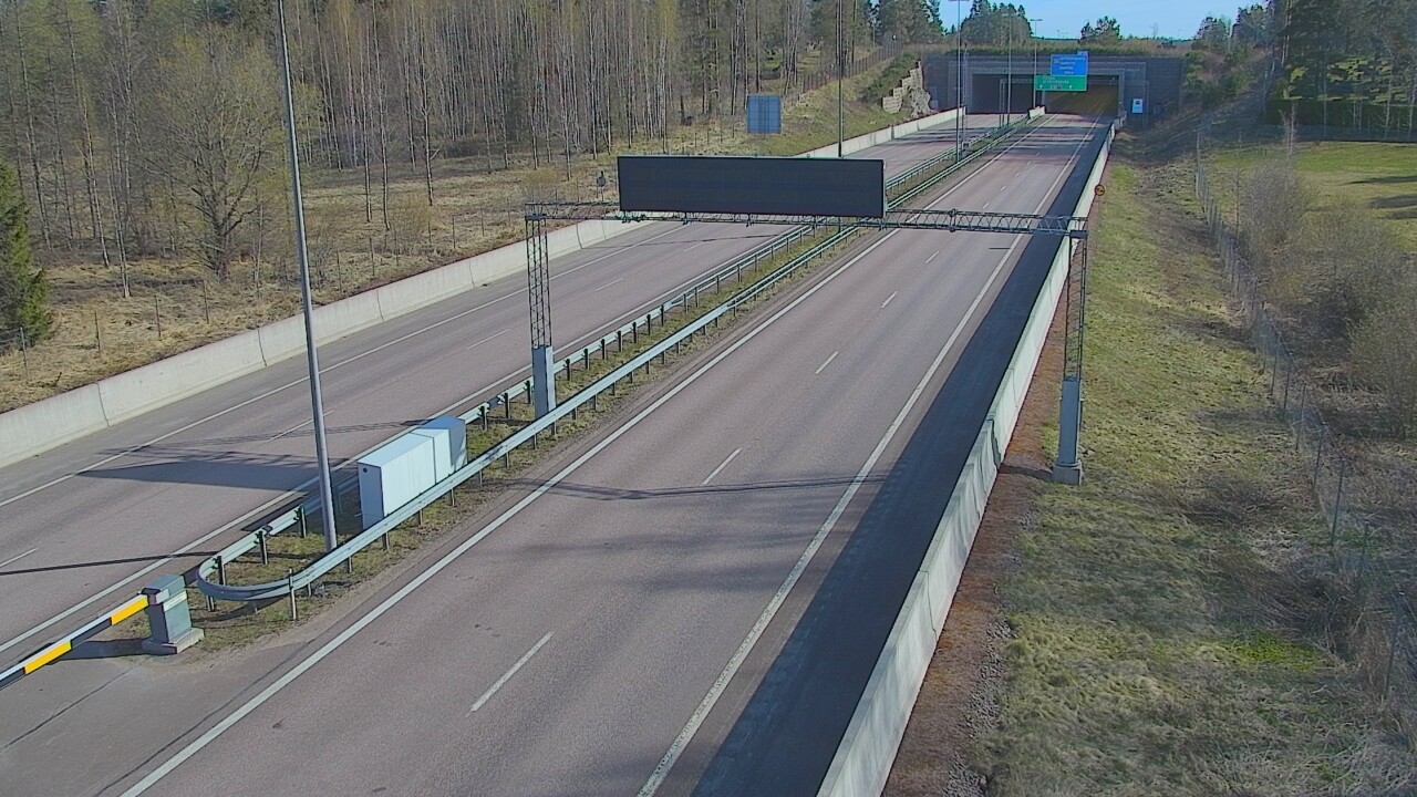 Kelikamerat Kuva Tie 7 Hamina, Husula, puomi länsi, Hamina, Kymenlaakso