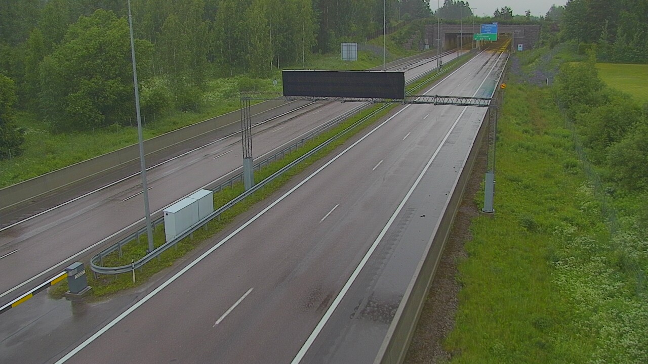 Kelikamerat Kuva Tie 7 Hamina, Husula, puomi länsi, Hamina, Kymenlaakso