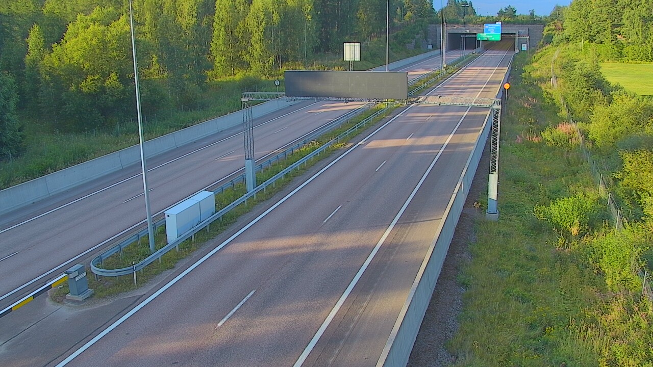 Kelikamerat Kuva Tie 7 Hamina, Husula, puomi länsi, Hamina, Kymenlaakso