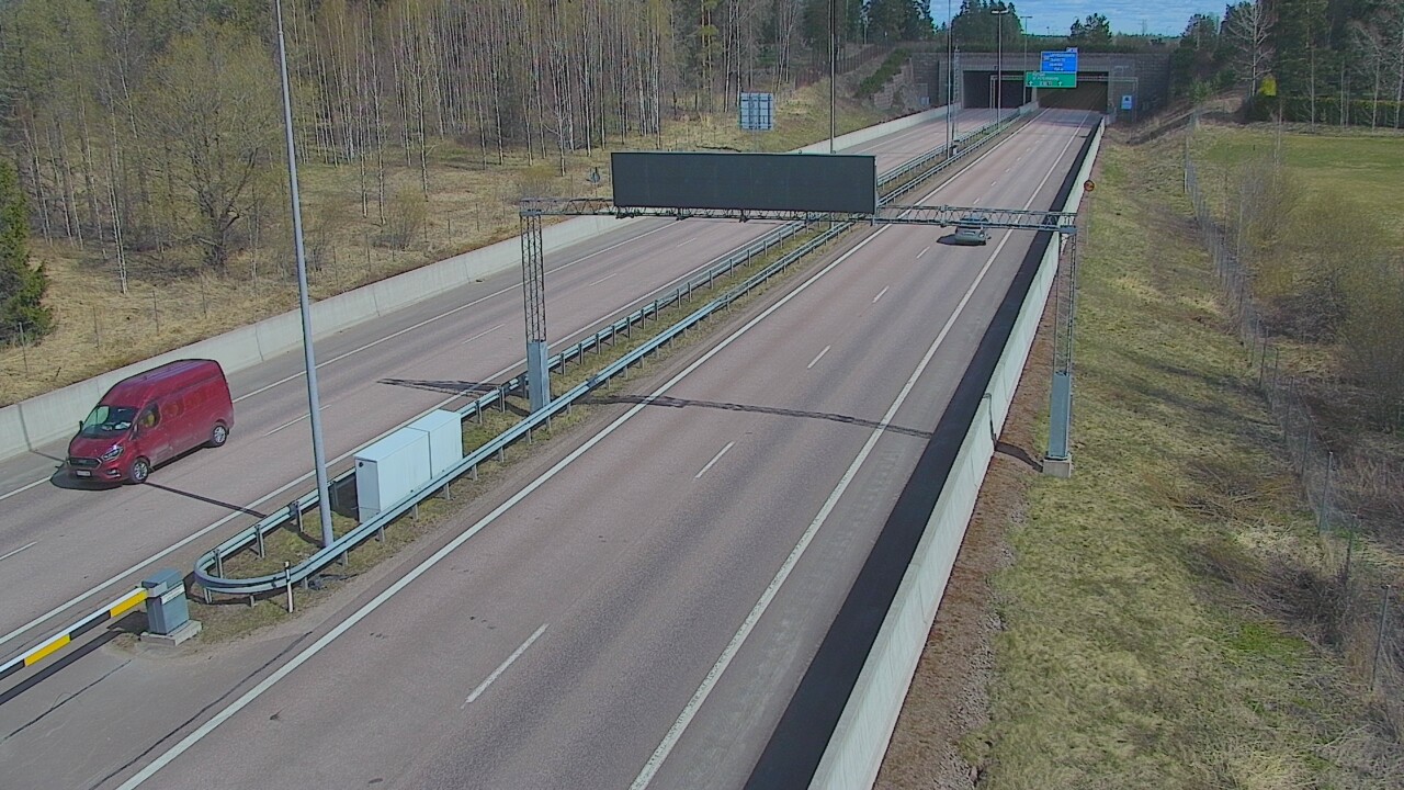 Kelikamerat Kuva Tie 7 Hamina, Husula, puomi länsi, Hamina, Kymenlaakso