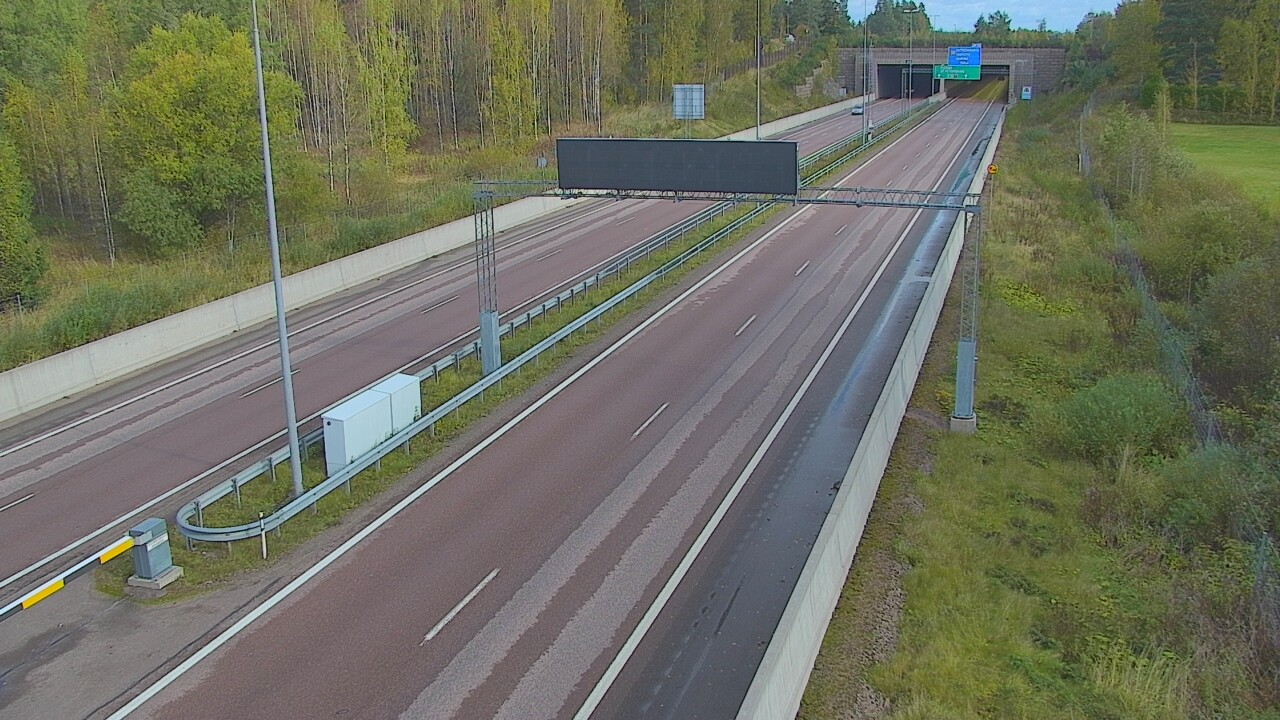 Kelikamerat Kuva Tie 7 Hamina, Husula, puomi länsi, Hamina, Kymenlaakso