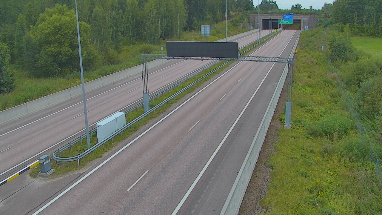 Kelikamerat Kuva Tie 7 Hamina, Husula, puomi länsi, Hamina, Kymenlaakso