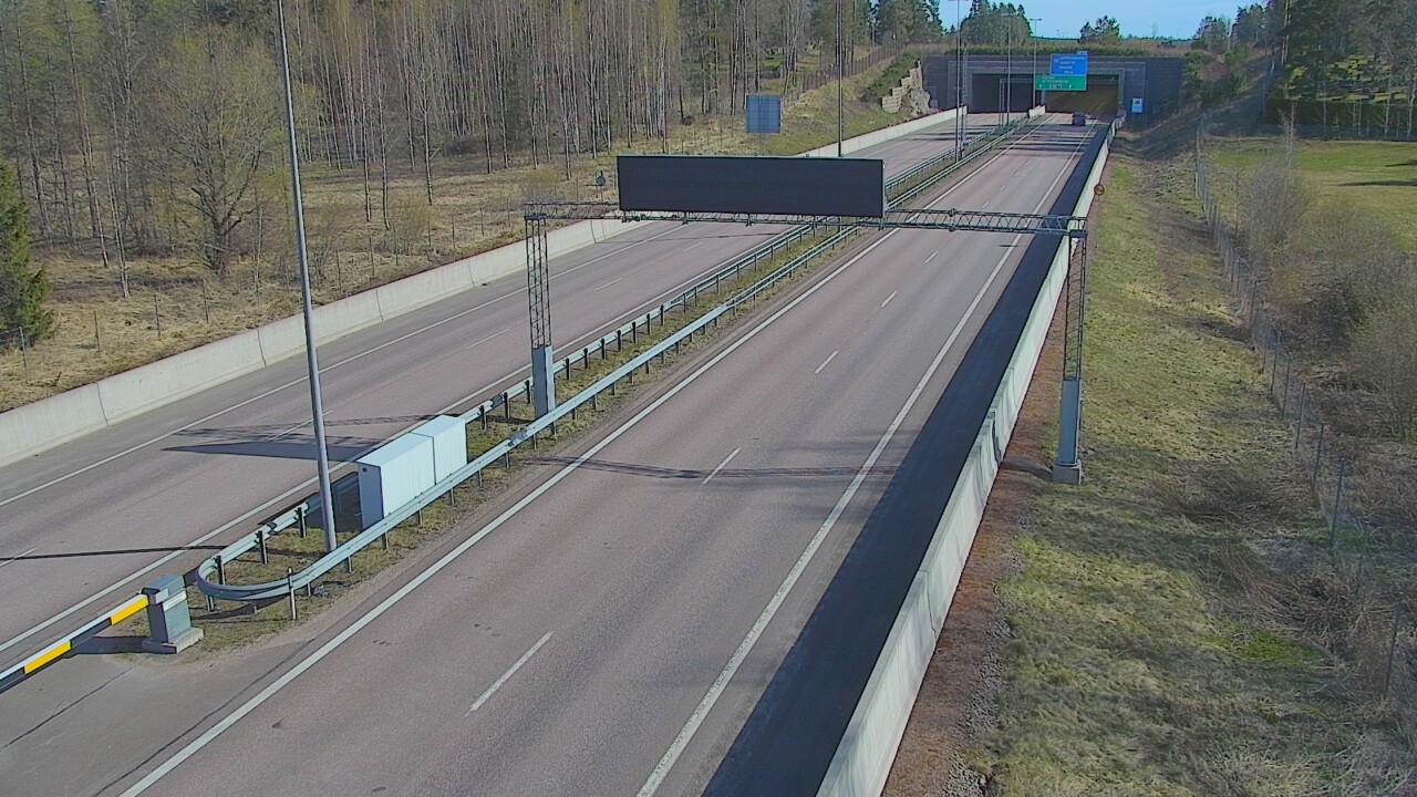 Kelikamerat Kuva Tie 7 Hamina, Husula, puomi länsi, Hamina, Kymenlaakso