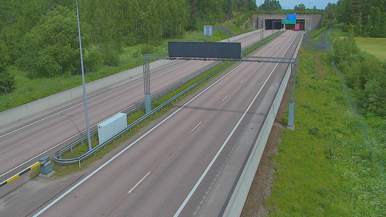 Kelikamerat Kuva Tie 7 Hamina, Husula, puomi länsi, Hamina, Kymenlaakso