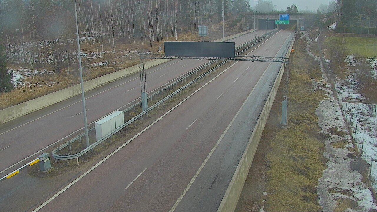 Kelikamerat Kuva Tie 7 Hamina, Husula, puomi länsi, Hamina, Kymenlaakso