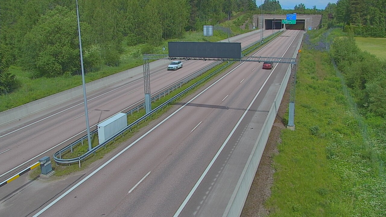 Kelikamerat Kuva Tie 7 Hamina, Husula, puomi länsi, Hamina, Kymenlaakso