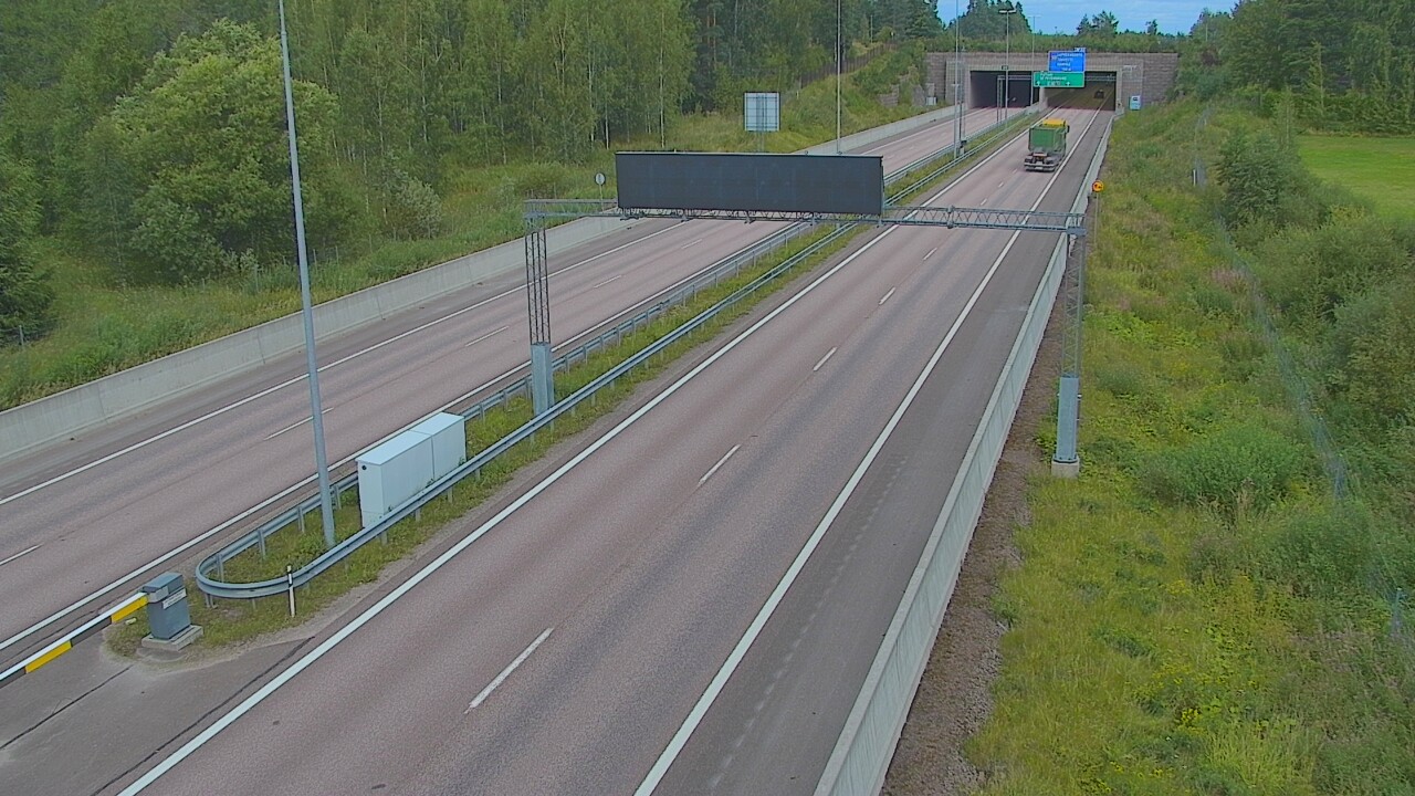 Kelikamerat Kuva Tie 7 Hamina, Husula, puomi länsi, Hamina, Kymenlaakso