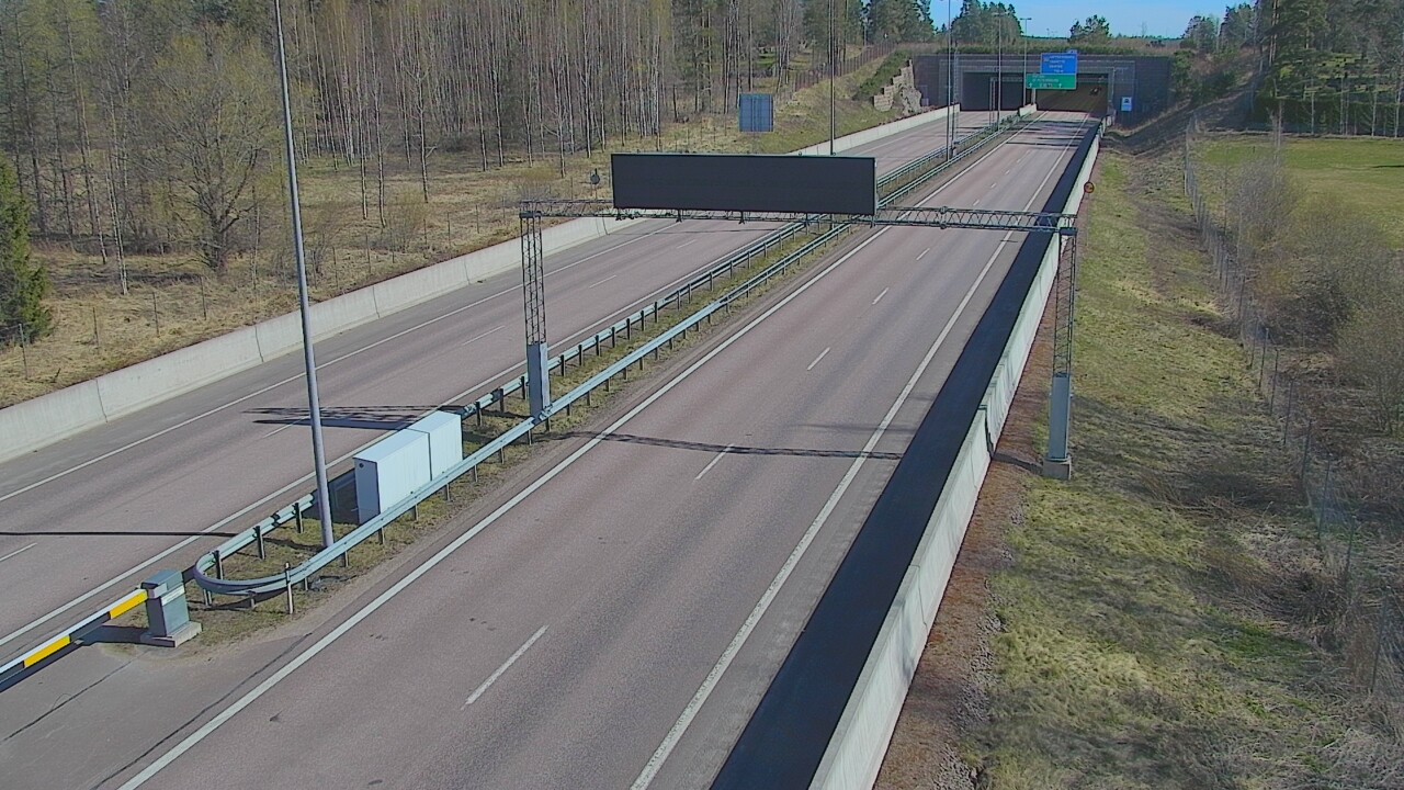 Kelikamerat Kuva Tie 7 Hamina, Husula, puomi länsi, Hamina, Kymenlaakso