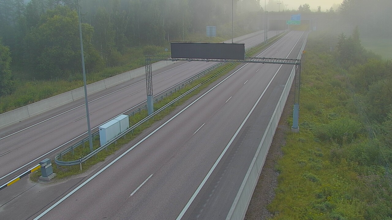 Kelikamerat Kuva Tie 7 Hamina, Husula, puomi länsi, Hamina, Kymenlaakso