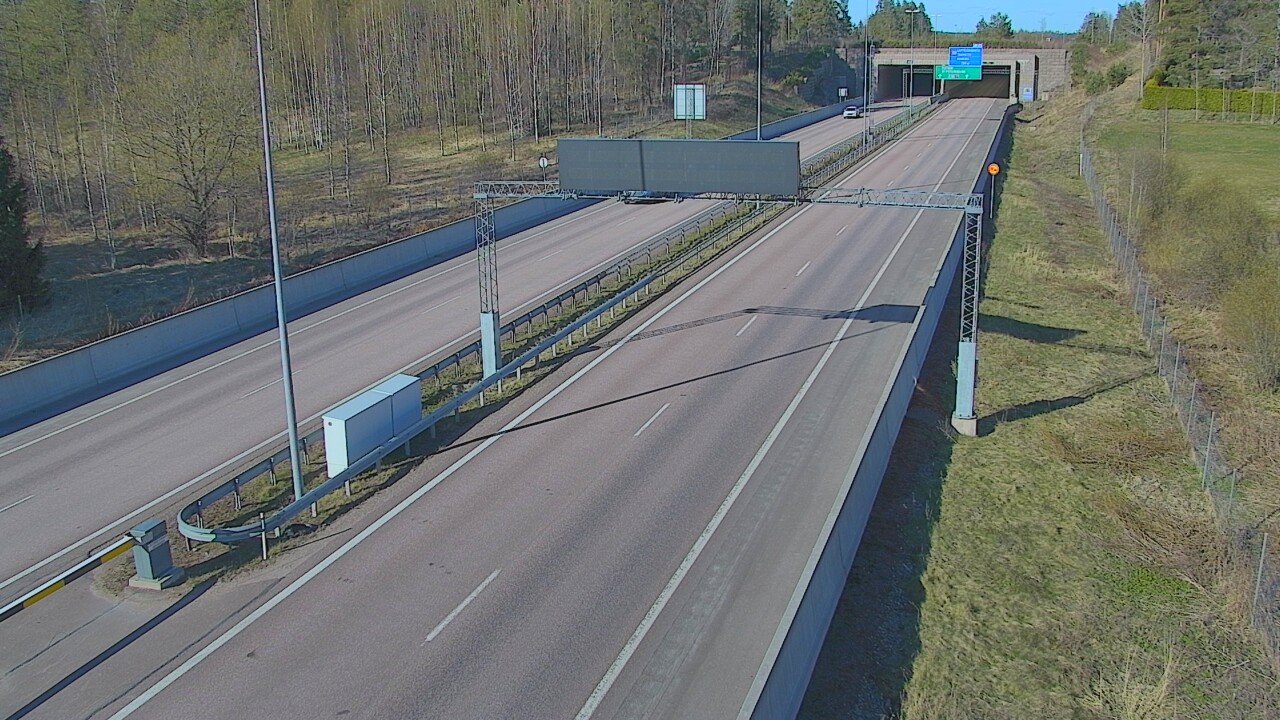 Kelikamerat Kuva Tie 7 Hamina, Husula, puomi länsi, Hamina, Kymenlaakso