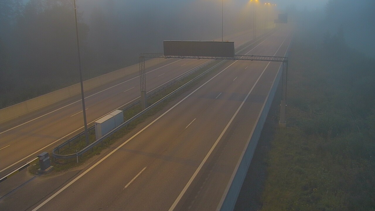 Kelikamerat Kuva Tie 7 Hamina, Husula, puomi länsi, Hamina, Kymenlaakso