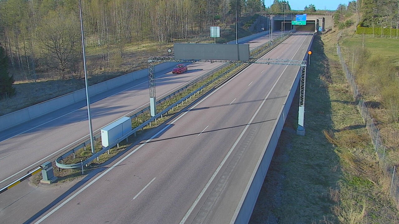 Kelikamerat Kuva Tie 7 Hamina, Husula, puomi länsi, Hamina, Kymenlaakso