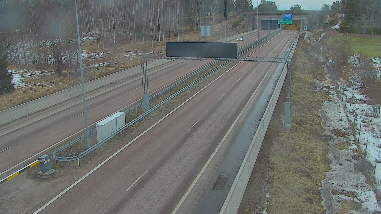 Kelikamerat Kuva Tie 7 Hamina, Husula, puomi länsi, Hamina, Kymenlaakso