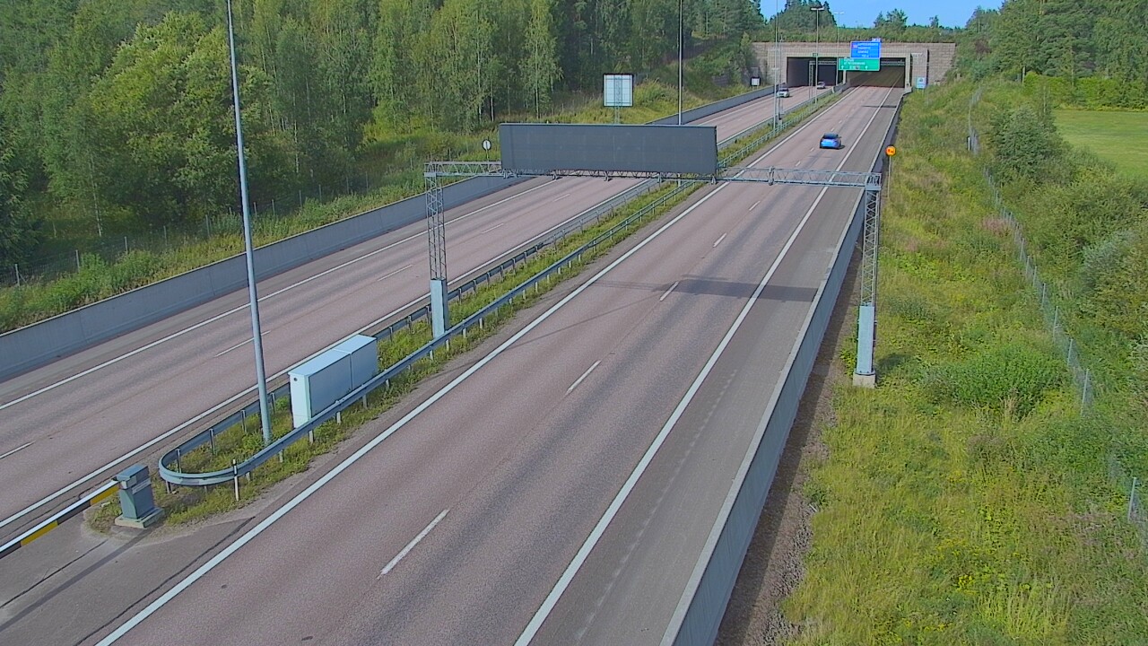 Kelikamerat Kuva Tie 7 Hamina, Husula, puomi länsi, Hamina, Kymenlaakso