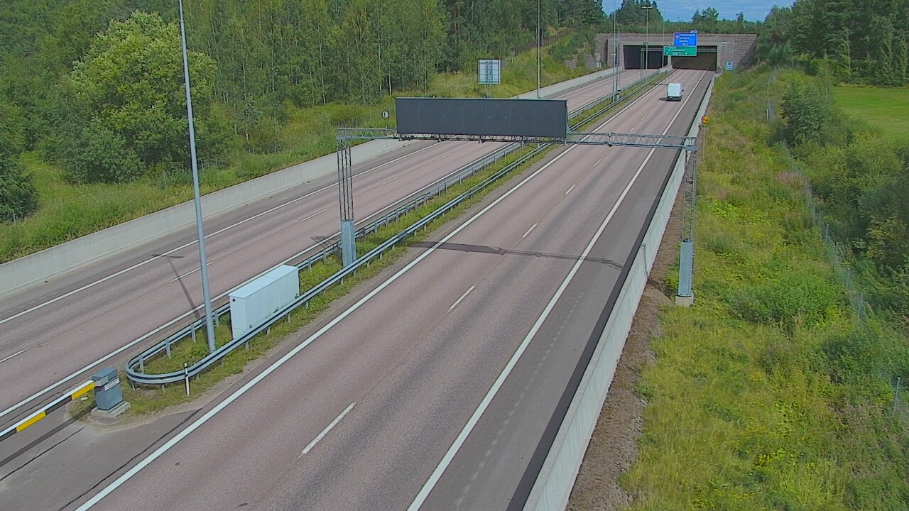 Kelikamerat Kuva Tie 7 Hamina, Husula, puomi länsi, Hamina, Kymenlaakso