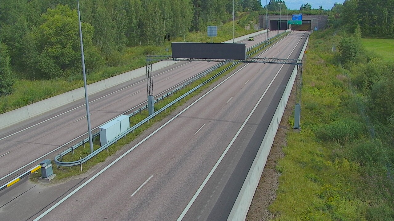 Kelikamerat Kuva Tie 7 Hamina, Husula, puomi länsi, Hamina, Kymenlaakso