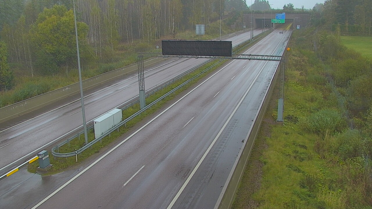 Kelikamerat Kuva Tie 7 Hamina, Husula, puomi länsi, Hamina, Kymenlaakso