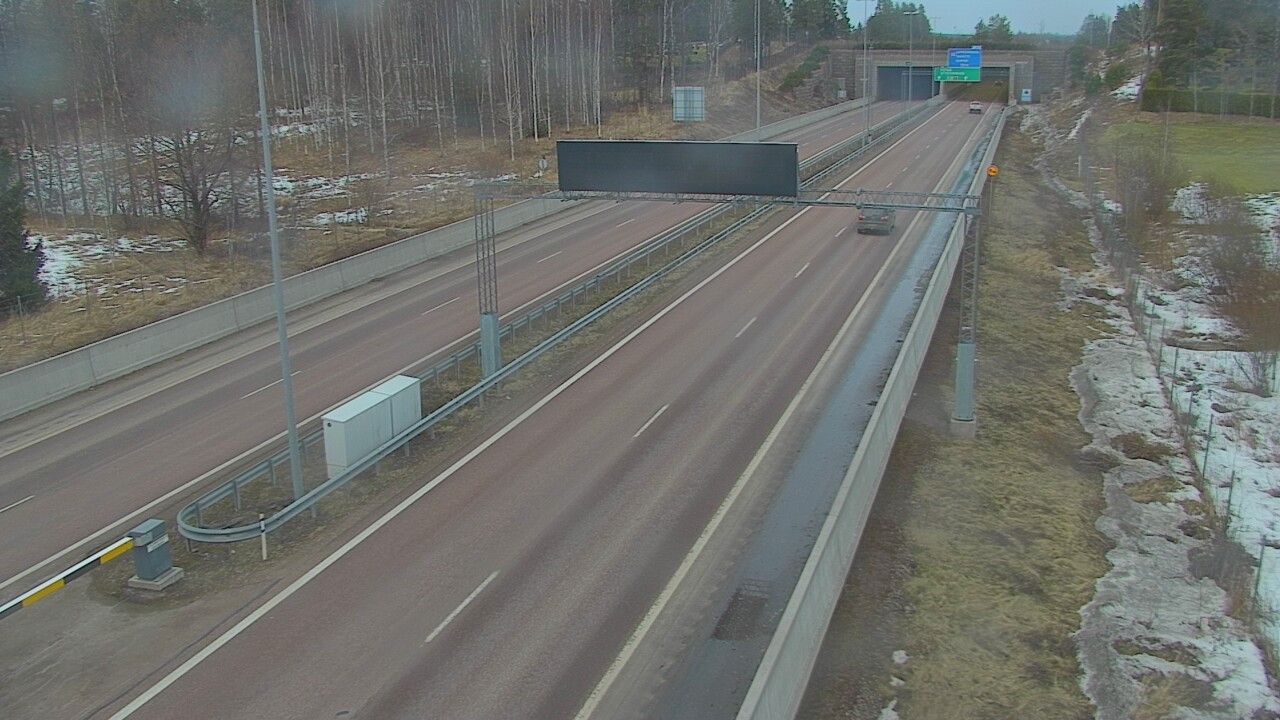 Kelikamerat Kuva Tie 7 Hamina, Husula, puomi länsi, Hamina, Kymenlaakso