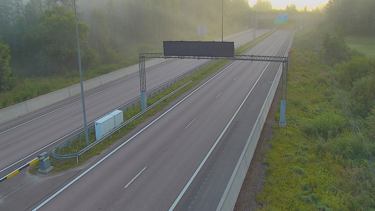 Kelikamerat Kuva Tie 7 Hamina, Husula, puomi länsi, Hamina, Kymenlaakso