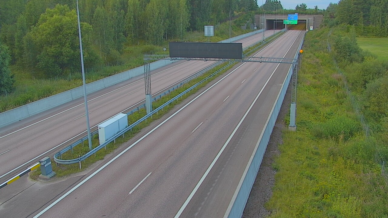 Kelikamerat Kuva Tie 7 Hamina, Husula, puomi länsi, Hamina, Kymenlaakso