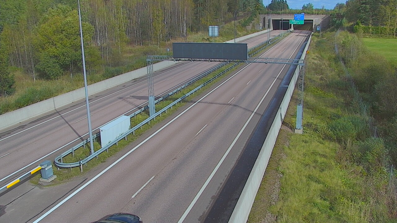 Weather Camera Image Väg 7 Fredrikshamn, Husula, bom väst, Hamina, Kymenlaakso