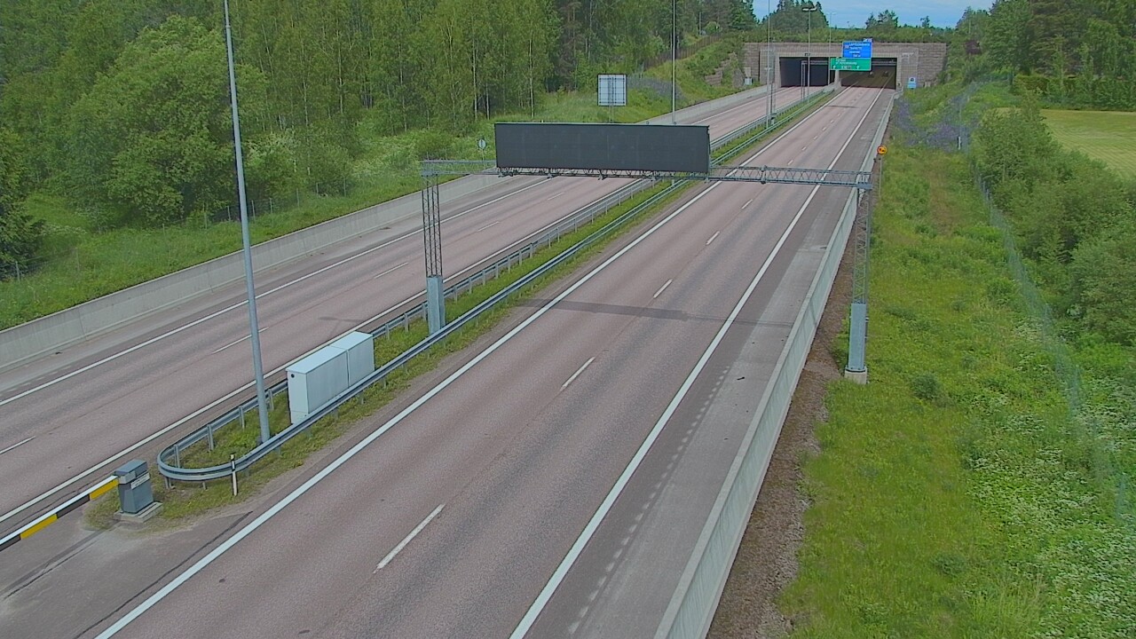 Kelikamerat Kuva Tie 7 Hamina, Husula, puomi länsi, Hamina, Kymenlaakso