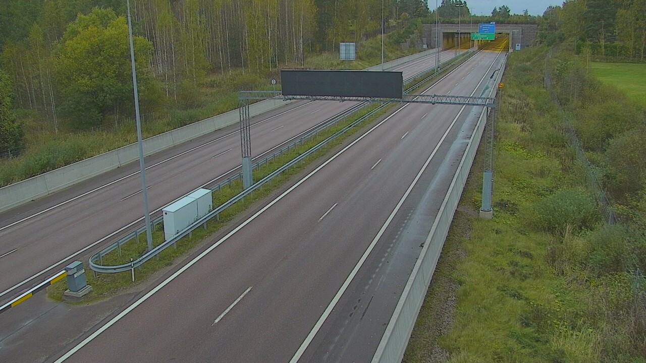 Kelikamerat Kuva Tie 7 Hamina, Husula, puomi länsi, Hamina, Kymenlaakso