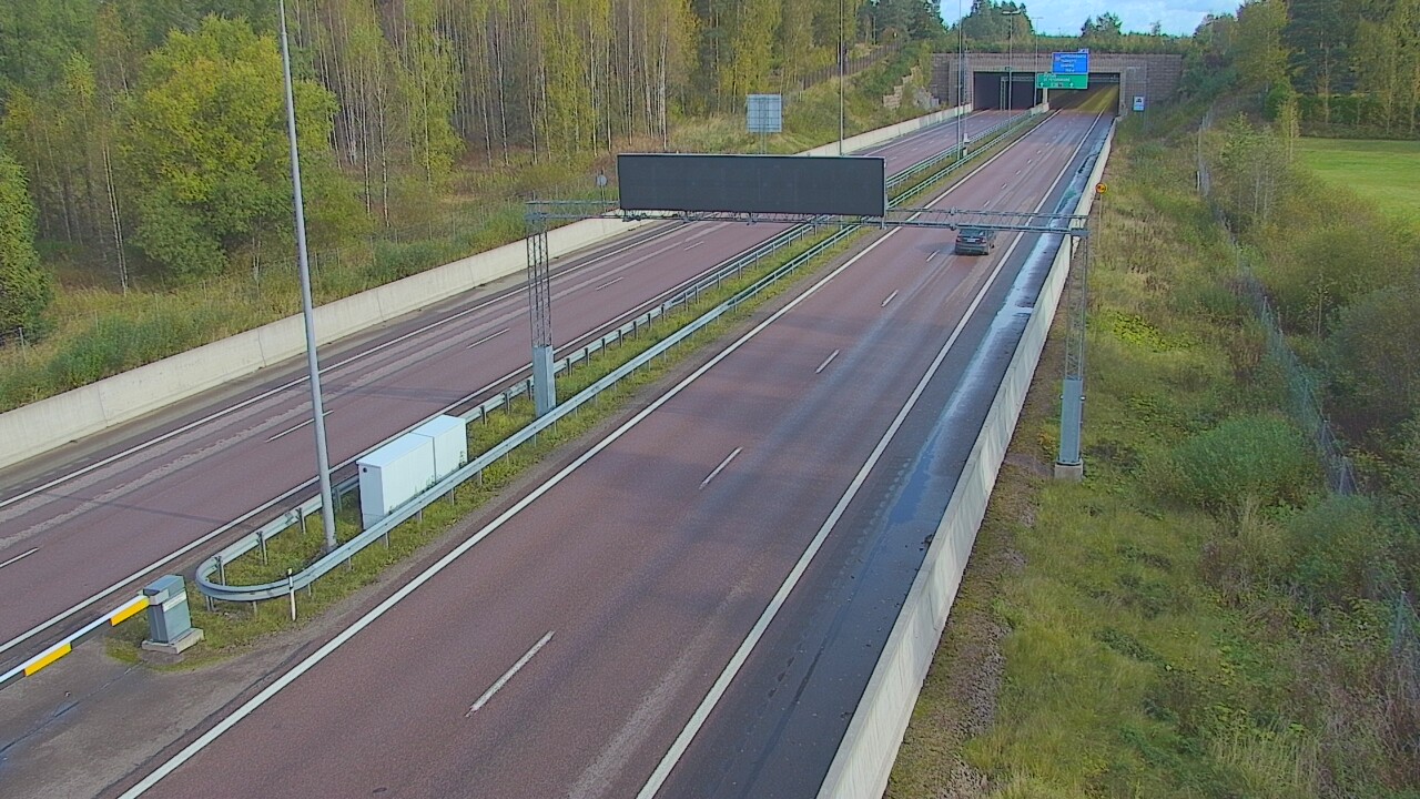 Kelikamerat Kuva Tie 7 Hamina, Husula, puomi länsi, Hamina, Kymenlaakso