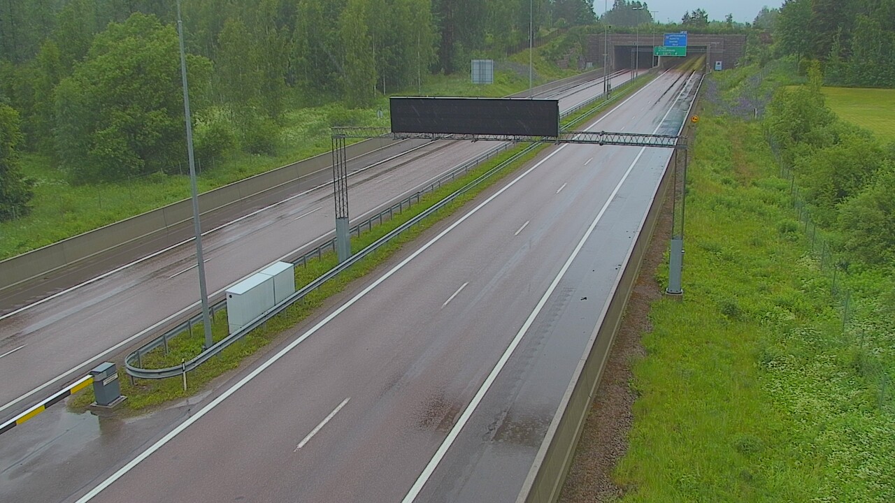 Kelikamerat Kuva Tie 7 Hamina, Husula, puomi länsi, Hamina, Kymenlaakso