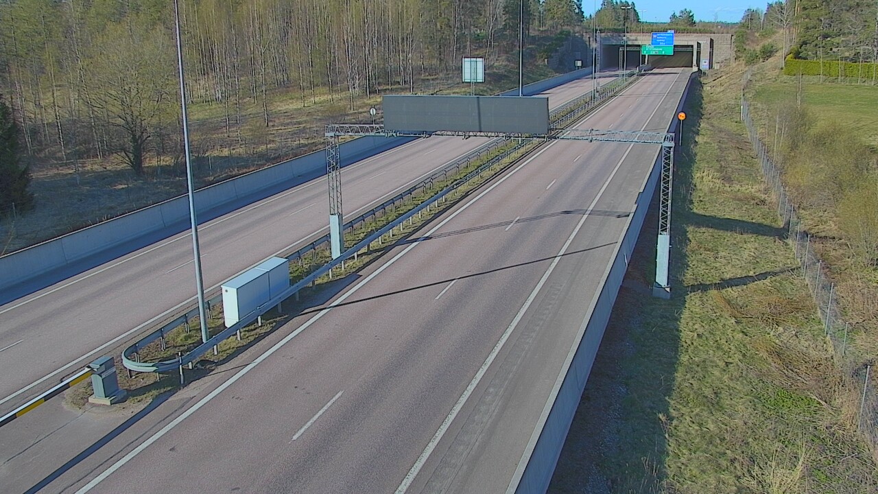 Kelikamerat Kuva Tie 7 Hamina, Husula, puomi länsi, Hamina, Kymenlaakso