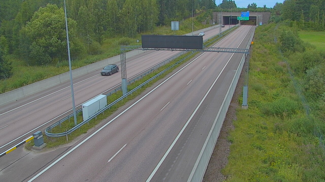 Kelikamerat Kuva Tie 7 Hamina, Husula, puomi länsi, Hamina, Kymenlaakso