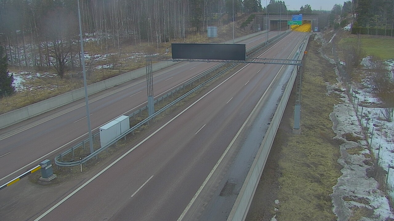 Kelikamerat Kuva Tie 7 Hamina, Husula, puomi länsi, Hamina, Kymenlaakso