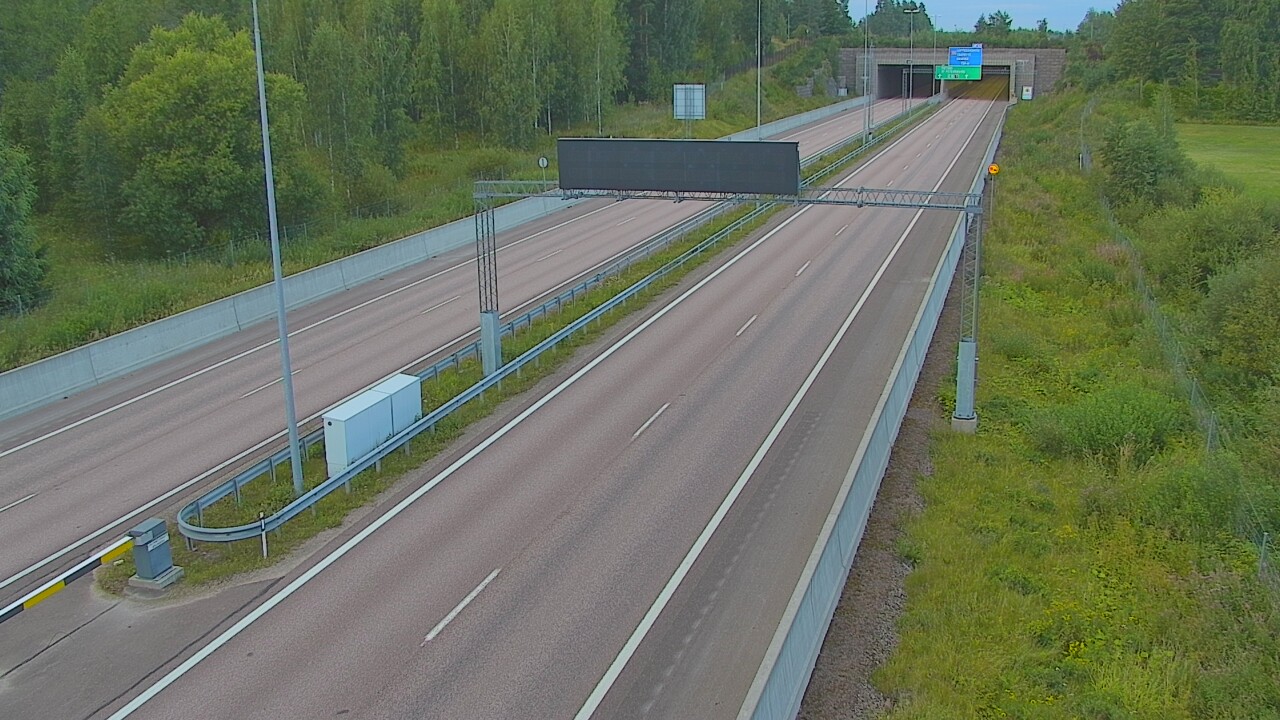 Kelikamerat Kuva Tie 7 Hamina, Husula, puomi länsi, Hamina, Kymenlaakso