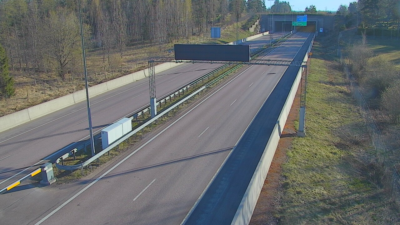 Kelikamerat Kuva Tie 7 Hamina, Husula, puomi länsi, Hamina, Kymenlaakso