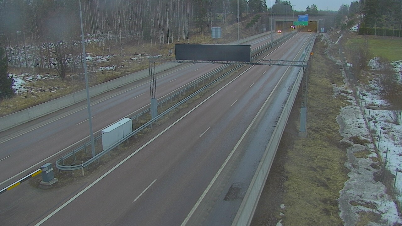 Kelikamerat Kuva Tie 7 Hamina, Husula, puomi länsi, Hamina, Kymenlaakso