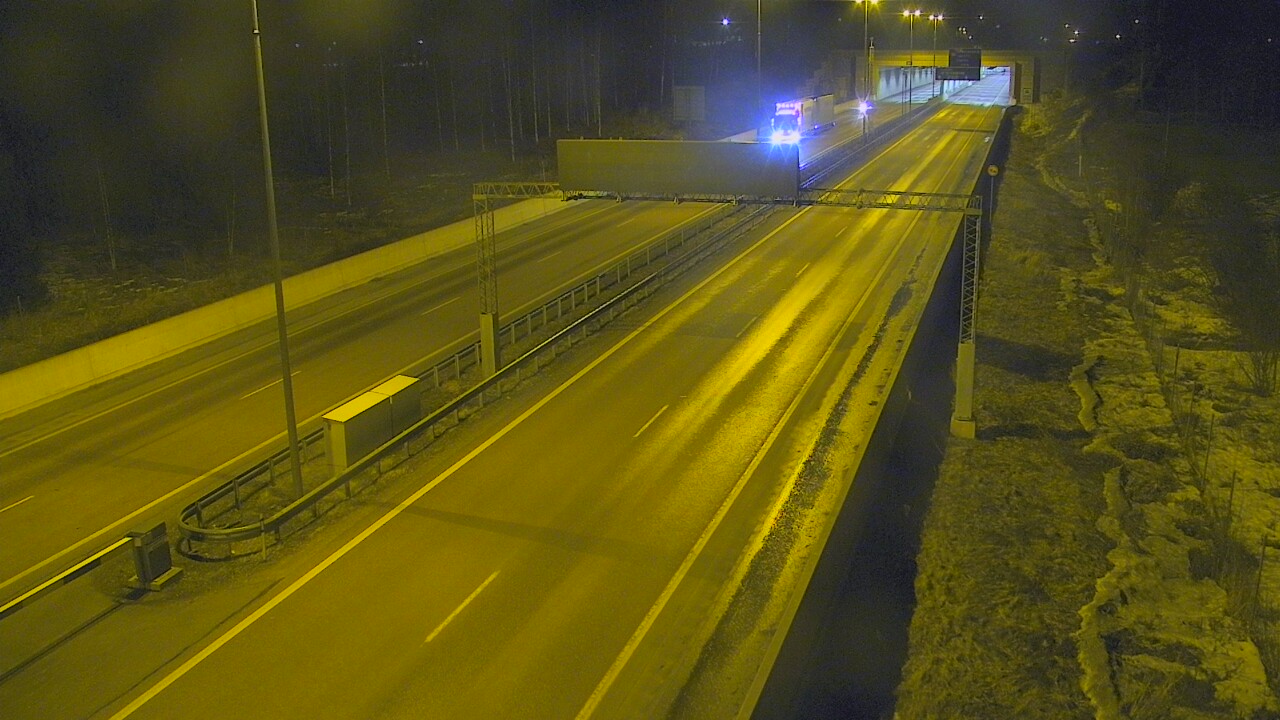 Kelikamerat Kuva Tie 7 Hamina, Husula, puomi länsi, Hamina, Kymenlaakso