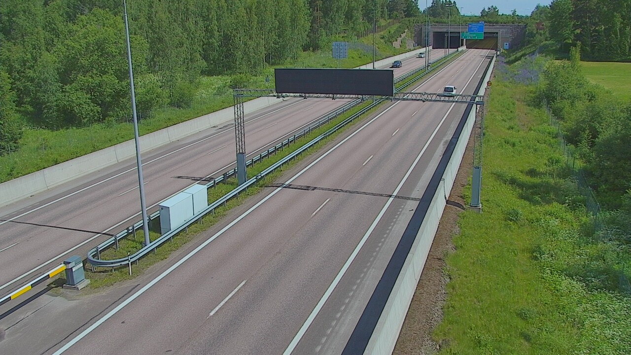Kelikamerat Kuva Tie 7 Hamina, Husula, puomi länsi, Hamina, Kymenlaakso