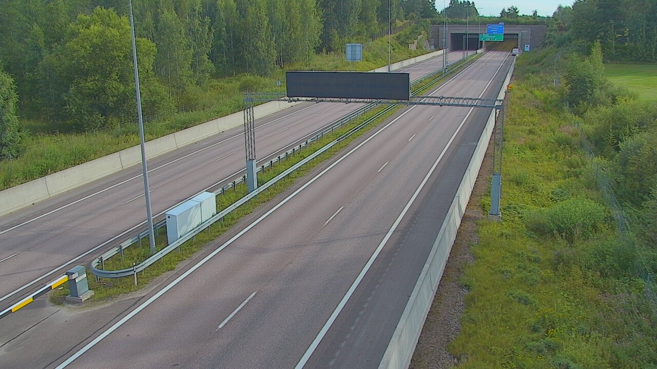 Kelikamerat Kuva Tie 7 Hamina, Husula, puomi länsi, Hamina, Kymenlaakso