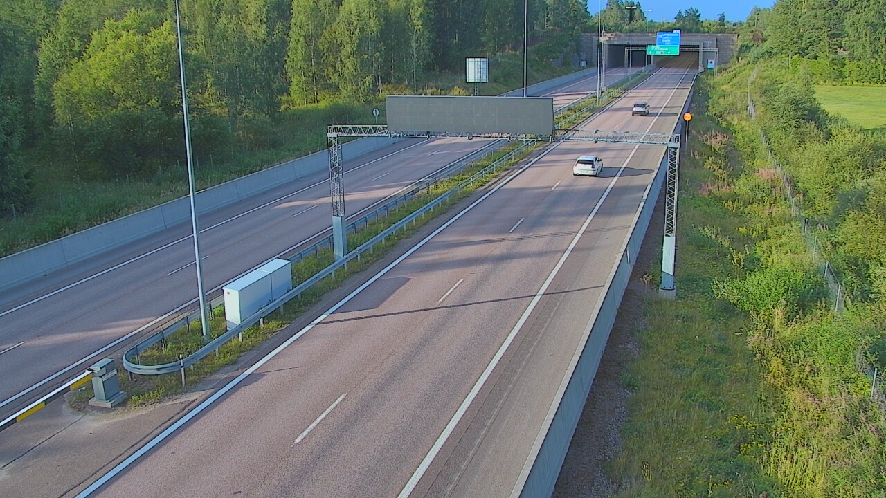 Kelikamerat Kuva Tie 7 Hamina, Husula, puomi länsi, Hamina, Kymenlaakso