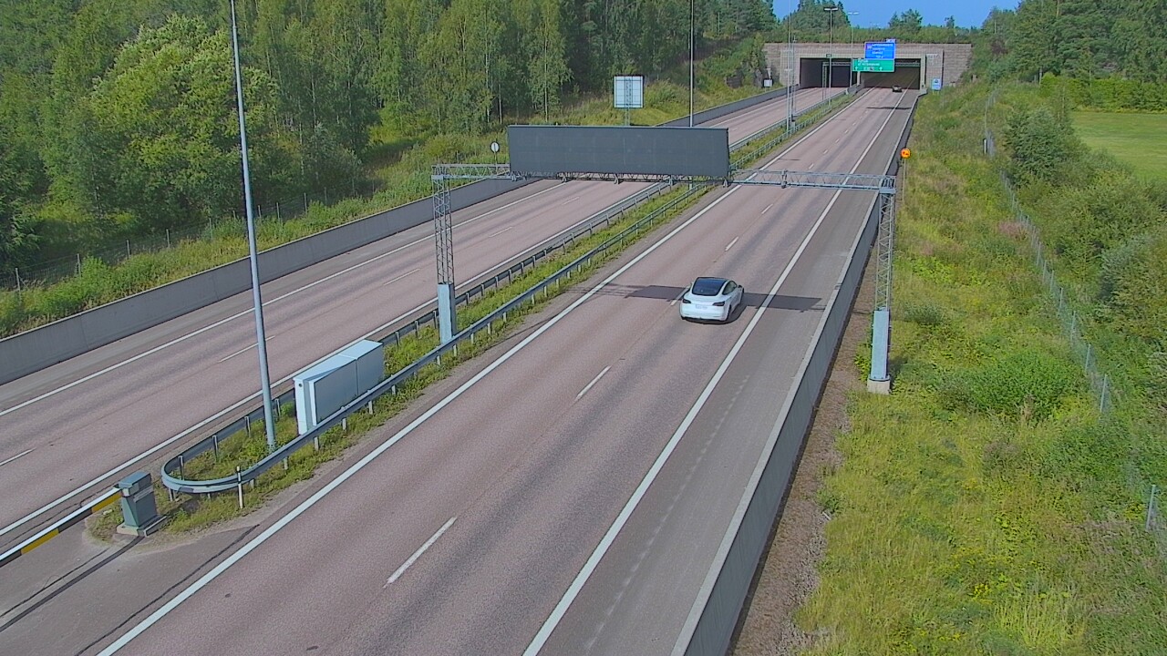 Kelikamerat Kuva Tie 7 Hamina, Husula, puomi länsi, Hamina, Kymenlaakso