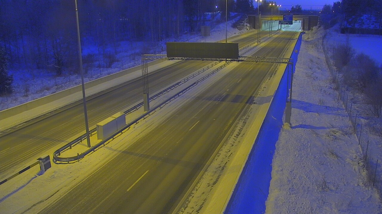 Kelikamerat Kuva Tie 7 Hamina, Husula, puomi länsi, Hamina, Kymenlaakso