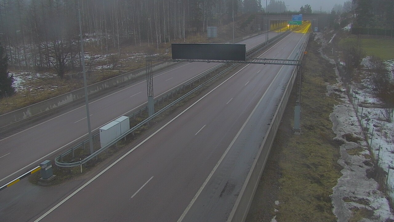 Kelikamerat Kuva Tie 7 Hamina, Husula, puomi länsi, Hamina, Kymenlaakso