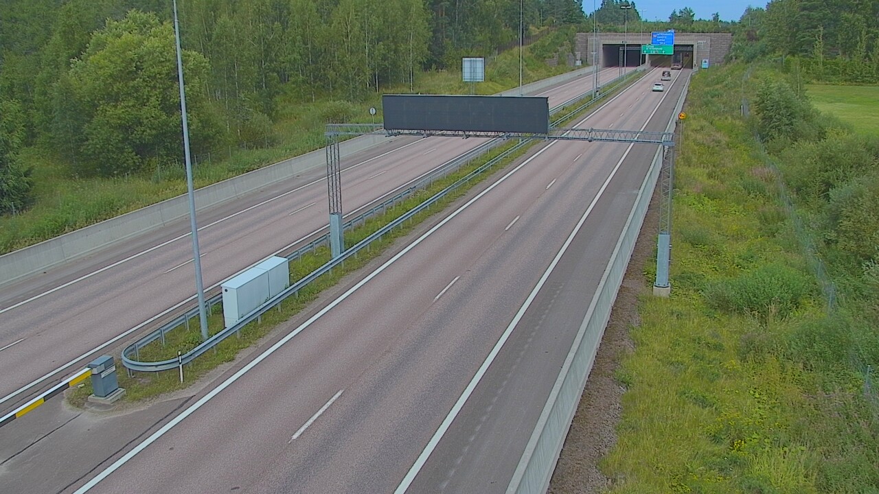 Kelikamerat Kuva Tie 7 Hamina, Husula, puomi länsi, Hamina, Kymenlaakso
