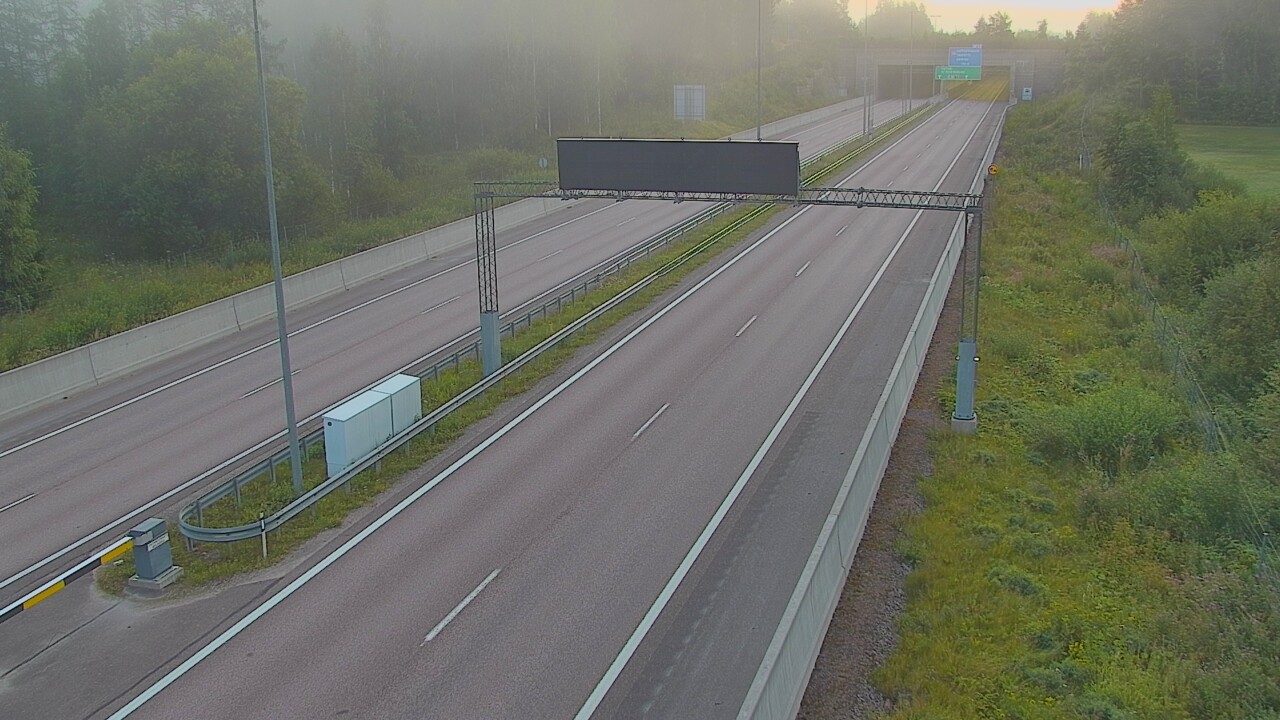 Kelikamerat Kuva Tie 7 Hamina, Husula, puomi länsi, Hamina, Kymenlaakso