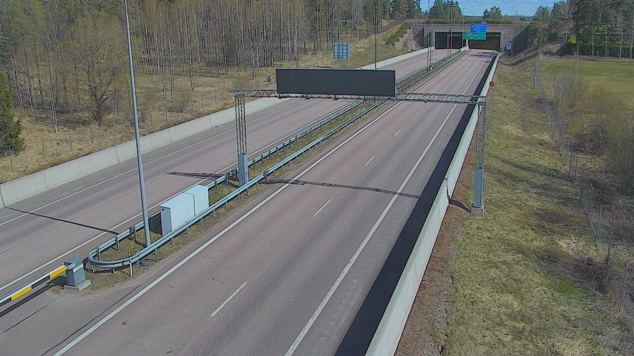 Kelikamerat Kuva Tie 7 Hamina, Husula, puomi länsi, Hamina, Kymenlaakso