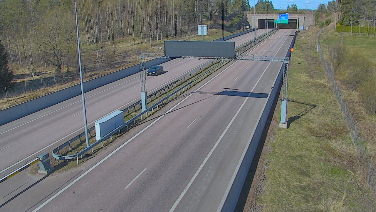 Kelikamerat Kuva Tie 7 Hamina, Husula, puomi länsi, Hamina, Kymenlaakso