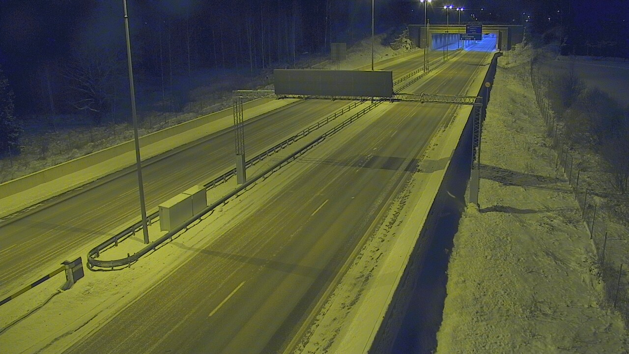 Kelikamerat Kuva Tie 7 Hamina, Husula, puomi länsi, Hamina, Kymenlaakso