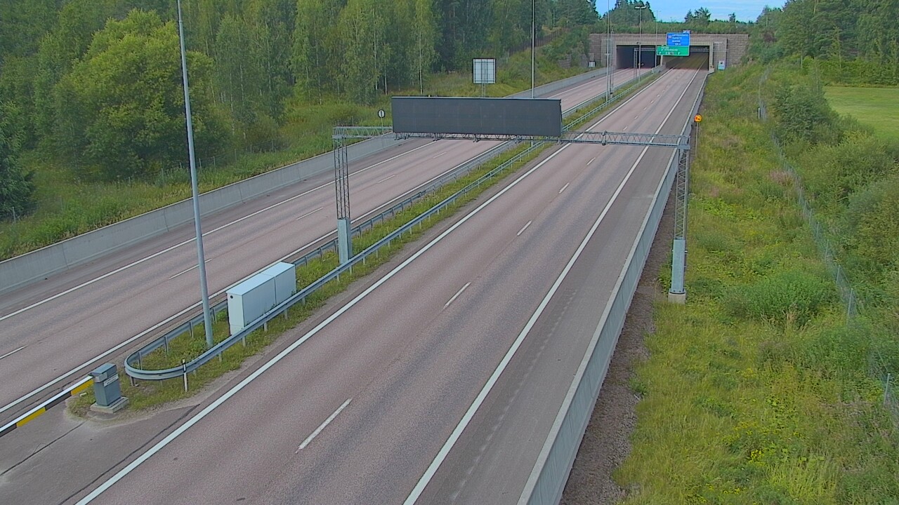 Kelikamerat Kuva Tie 7 Hamina, Husula, puomi länsi, Hamina, Kymenlaakso