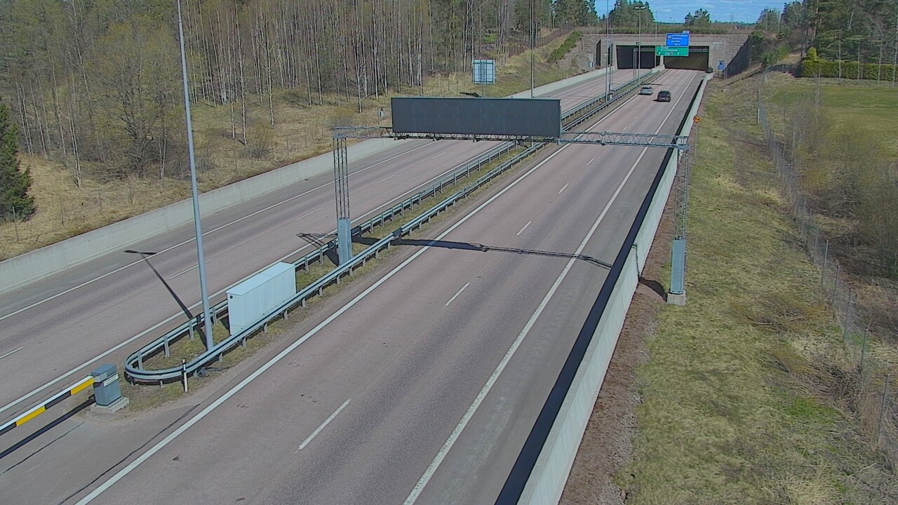 Kelikamerat Kuva Tie 7 Hamina, Husula, puomi länsi, Hamina, Kymenlaakso