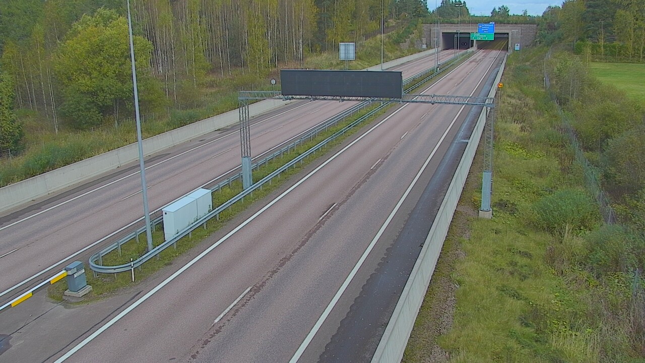 Kelikamerat Kuva Tie 7 Hamina, Husula, puomi länsi, Hamina, Kymenlaakso